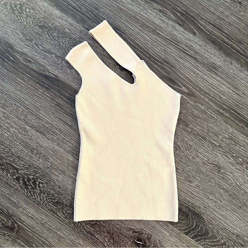 Autumn Cashmere Slash One Shoulder Tank